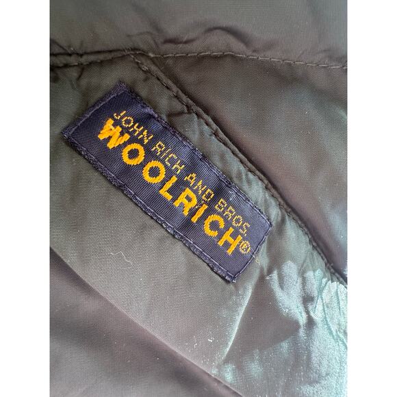 Women's Large Woolrich Forrest Green Puffy Sleeveless Vest Vintage - Picture 8 of 8